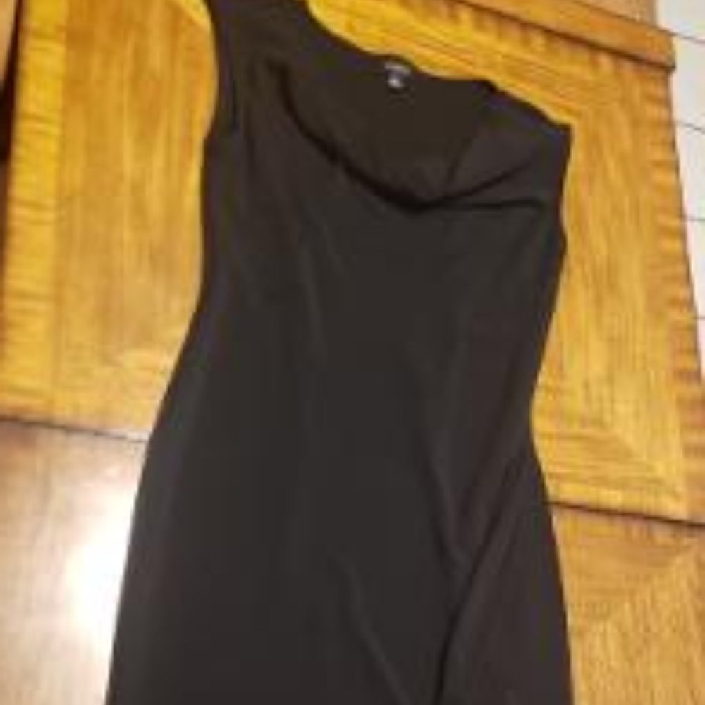 Ann Taylor Black Dress - Cowl Neck